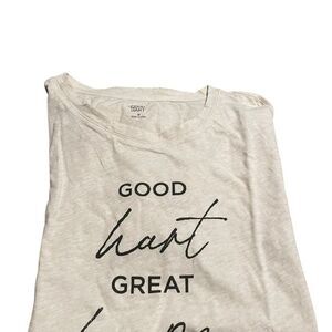 Good Hart size medium good hart great karma Graphic Tee in Light Beige